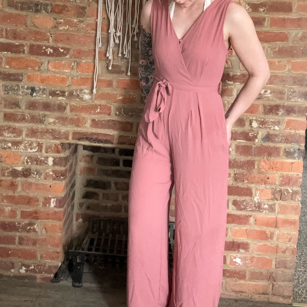 blush jumpsuit